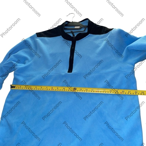 Nike Therma-Fit Victory Blue 1/2 Zipper Golf Fleece Top Men Size L - Picture 7 of 10
